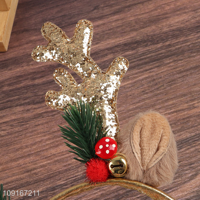 New Product Christmas Headbands Christmas Hair Hoops Holiday Party Headwear