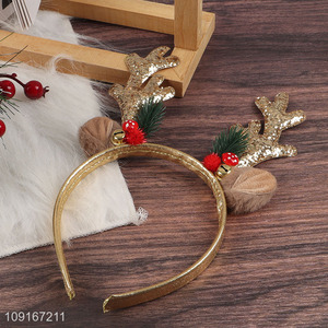 New Product Christmas Headbands Christmas Hair Hoops Holiday Party Headwear