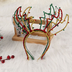 Factory Supply Christmas Headbands Hair Hoops Festive Headbands Photo Props