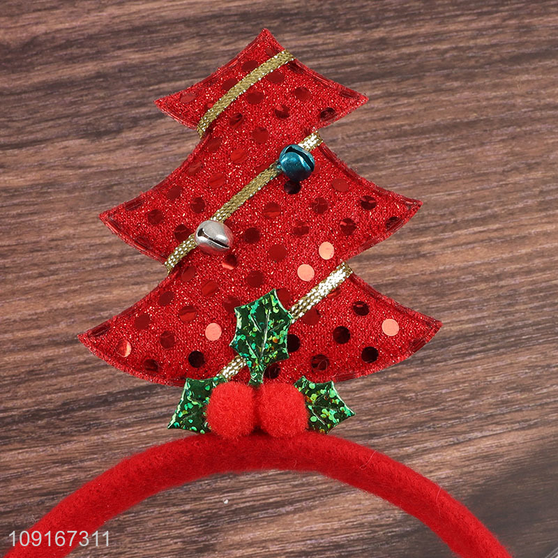 Factory Price Christmas Headbands Christmas Hair Hoops Holiday Party Headwear