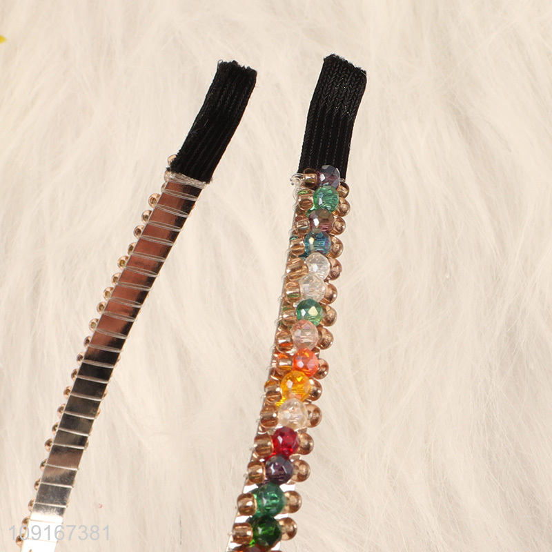 Good Quality Luxury Rhinestone Headbands Trending Hair Accessories for Ladies