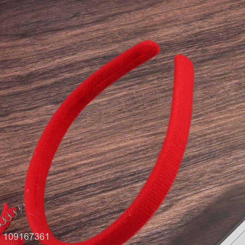 Hot Selling Christmas Headbands Festive Xmas Hair Hoops for Adults Kids