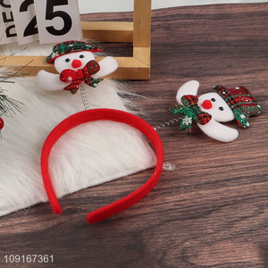Hot Selling Christmas Headbands Festive Xmas Hair Hoops for Adults Kids
