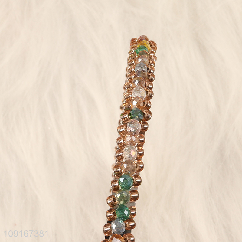 Good Quality Luxury Rhinestone Headbands Trending Hair Accessories for Ladies