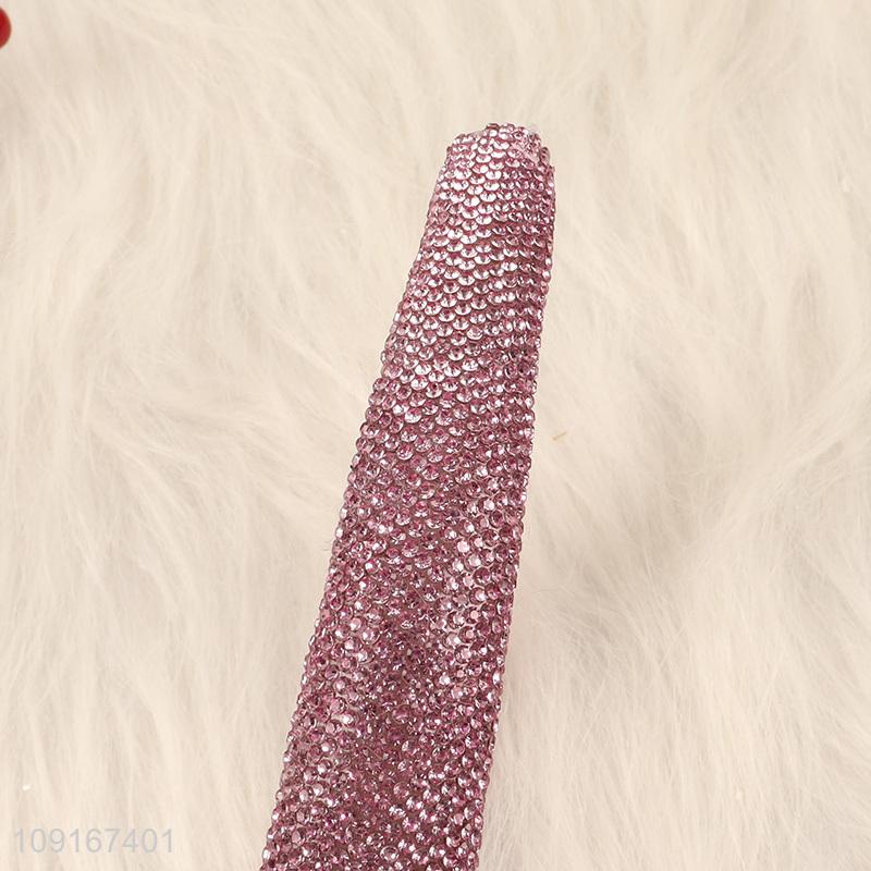 Hot Selling Rhinestone Headband Crystal Bling Headbands for Women Girls