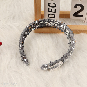 New Product Sequin Headbands Glitter Hair Hoops Fashion Hair Accessories