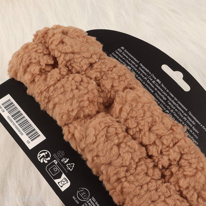 New Product Fluffy Elastic Make-Up Headband Soft Face Washing Headband