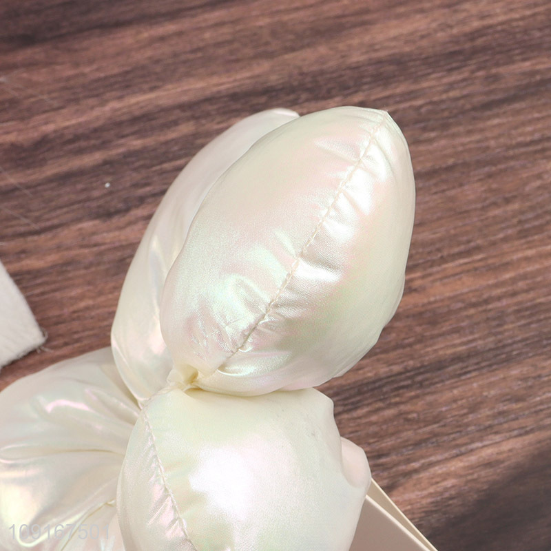 New Product Large Flower Satin Hair Scrunchies Cute Flower Hair Ties