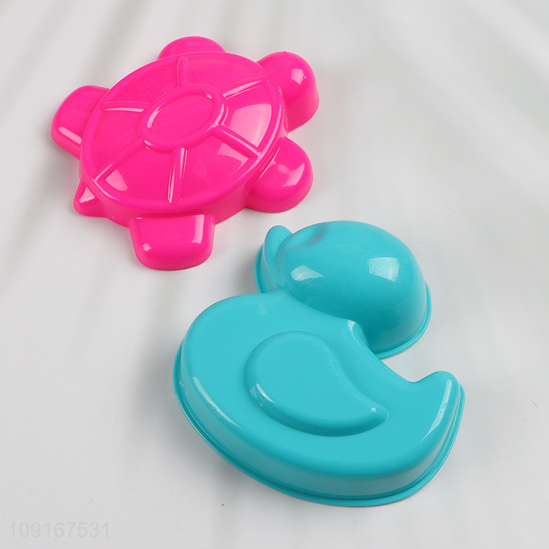 High Quality Plastic Kids Beach Toys Sand Toy Set with Sand Bucket