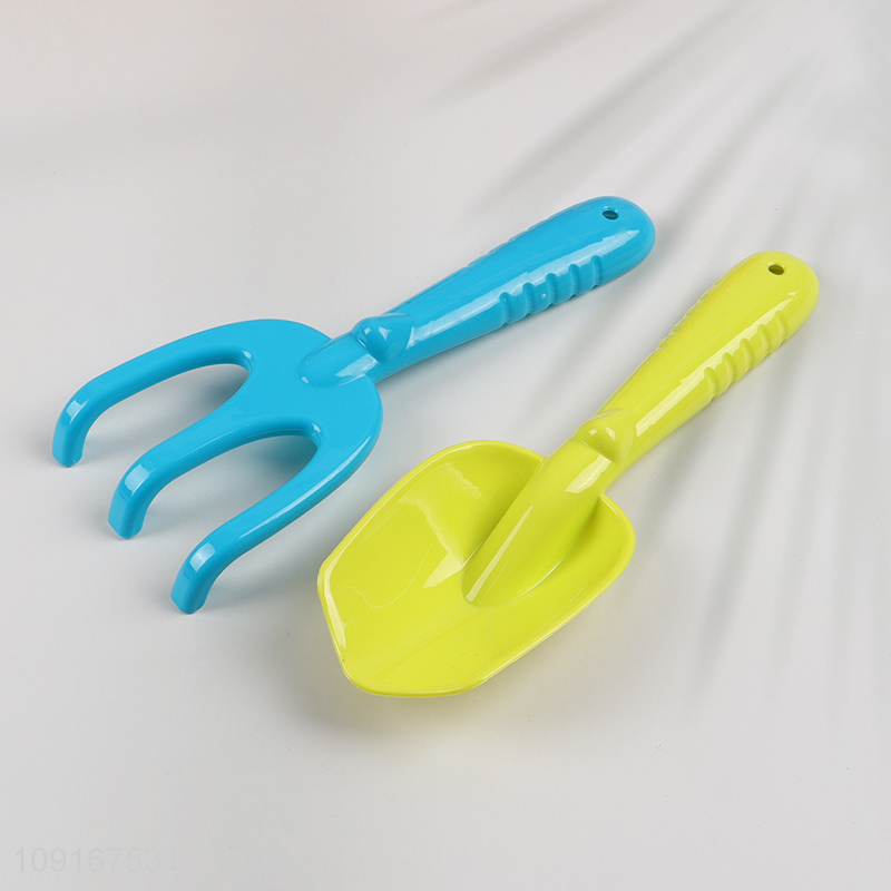 High Quality Plastic Kids Beach Toys Sand Toy Set with Sand Bucket