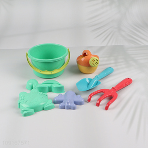 Good Quality Plastic Beach Sand Toys with Watering Can & Sand Molds