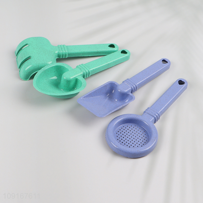 China Wholesale Plastic Kids Beach Toys Sand Toy Set with Sand Molds