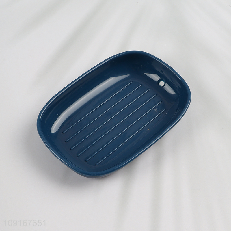 New Arrival Soap Dish with Suction Cup Self Draining Soap Bar Holder