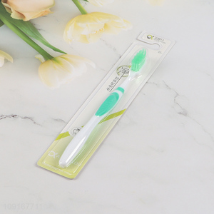 Factory Supply Nylon Bristles Plastic Toothbrush Manual Toothbrush for Adults