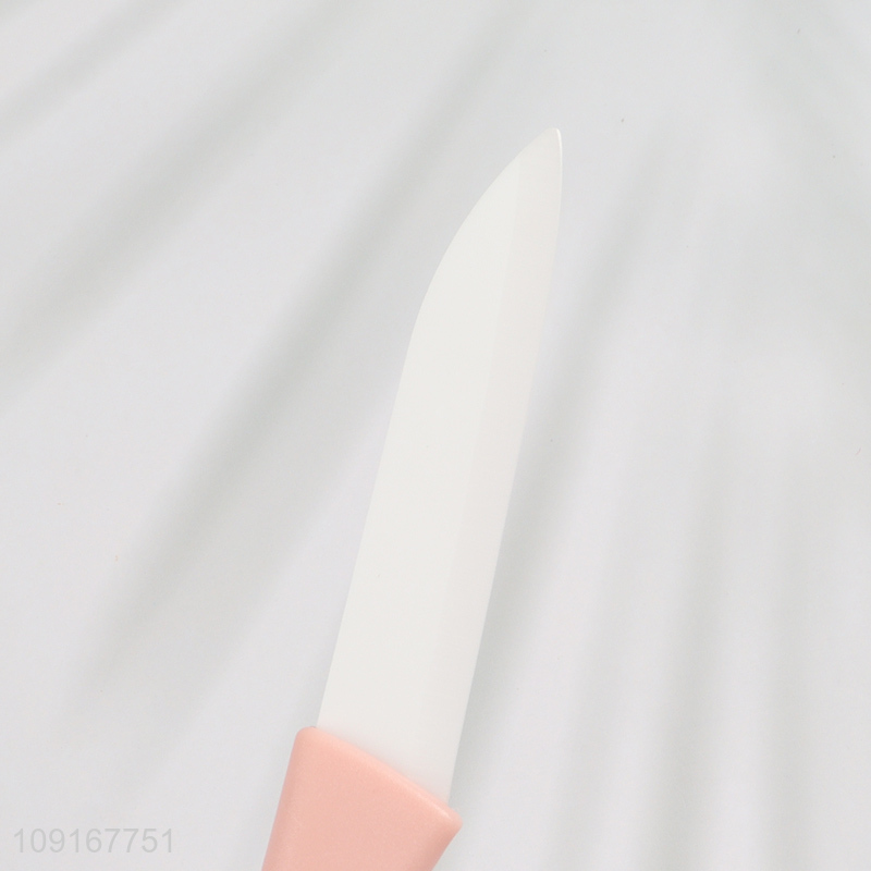 Hot Selling Ceramic Fruit and Vegetable Paring Knife with Protective Sheath