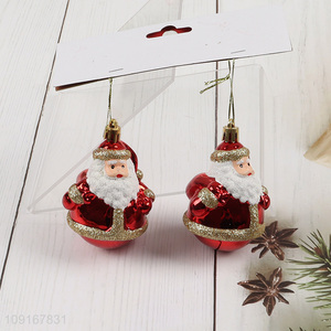 New Arrival 2PCS Santa Claus Hanging Ornaments Christmas Tree Hanging Ornaments