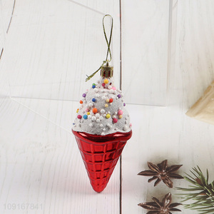 Hot Selling Ice Cream Hanging Ornaments Christmas Tree Hanging Decorations