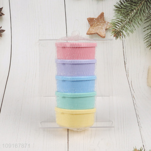 Factory Price 5PCS Mini Heart Shaped Plastic Food Storage Containers Set