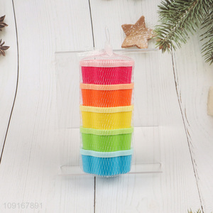 Factory Supply 5PCS Mini Flower Shaped Plastic Food Storage Containers