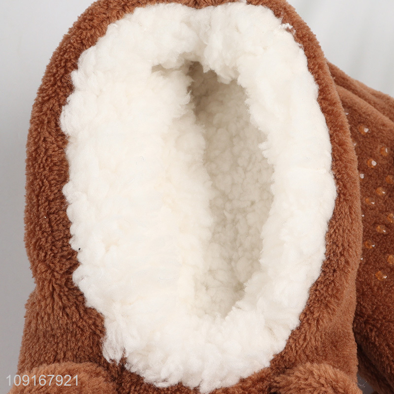 New Arrival Winter Fuzzy House Slippers Non-Slip Indoor Slippers for Kids