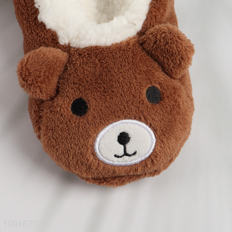 New Arrival Winter Fuzzy House Slippers Non-Slip Indoor Slippers for Kids