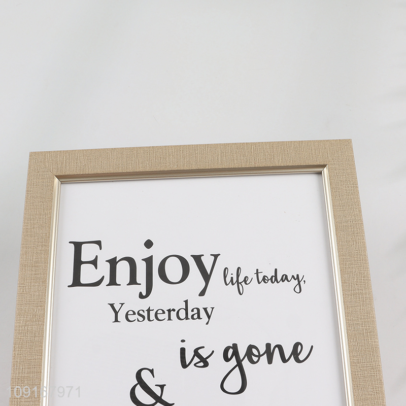 Hot Selling Plastic Picture Frame Family Photo Frame for Tabletop Display