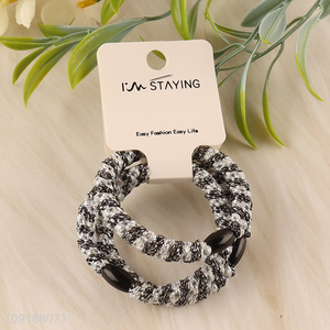 China factory fashion girls <em>hair</em> rope <em>hair</em> <em>band</em> for <em>hair</em> accessories