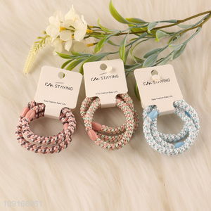 Top selling multicolor elastic <em>hair</em> rope <em>hair</em> <em>band</em>