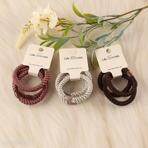 Yiwu market simple girls hair rope hair band hiar accessories