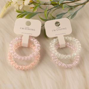 Good quality girls hair rope hair band hiar accessories set