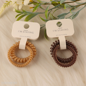 Good price multicolor telephone wire hair rope hair band hiar accessories