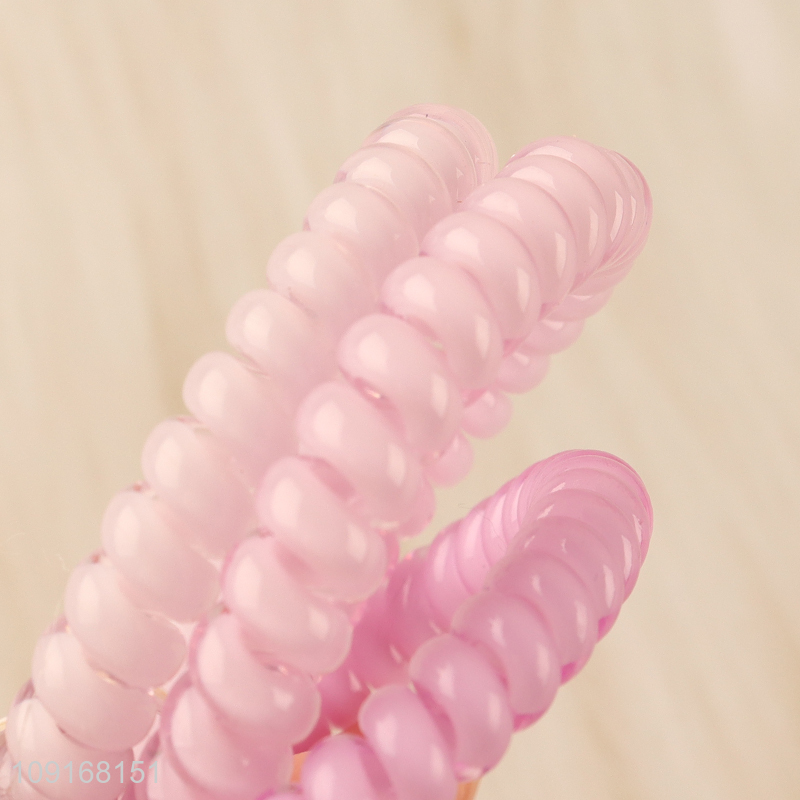 Factory price telephone wire hair rope hair band hiar accessories