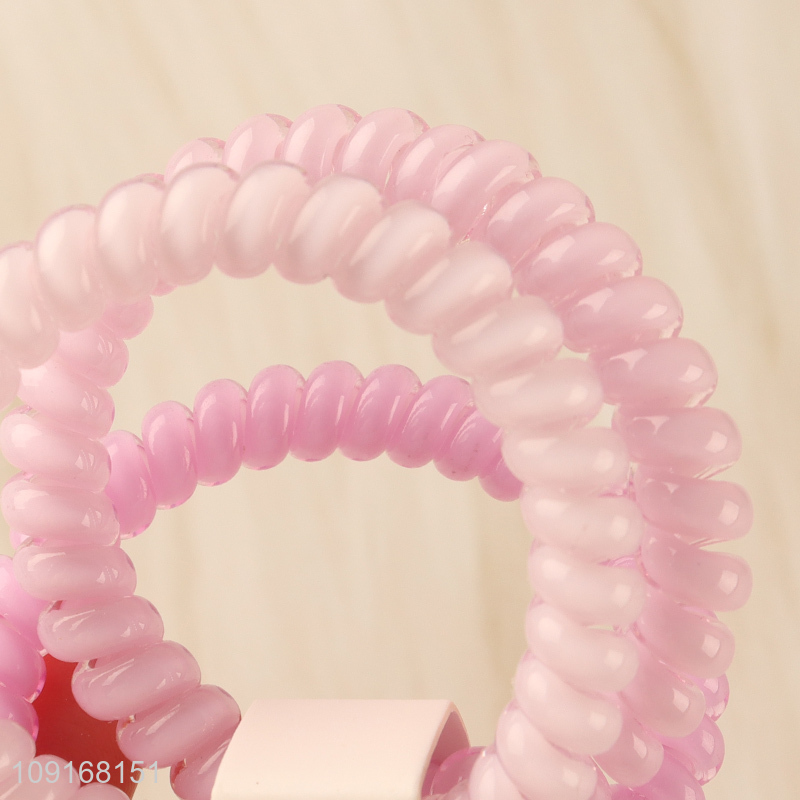 Factory price telephone wire hair rope hair band hiar accessories