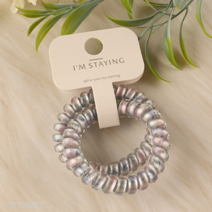 Top quality elastic girls hair rope hair band hiar accessories hair decoration