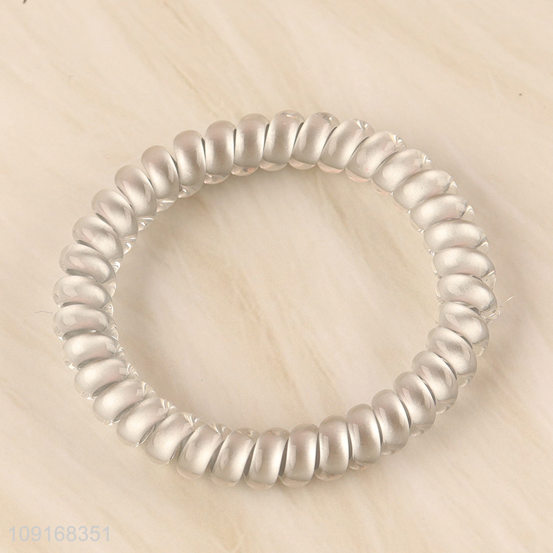 Low price telephone wire hair rope hair band hiar accessories hair decoration