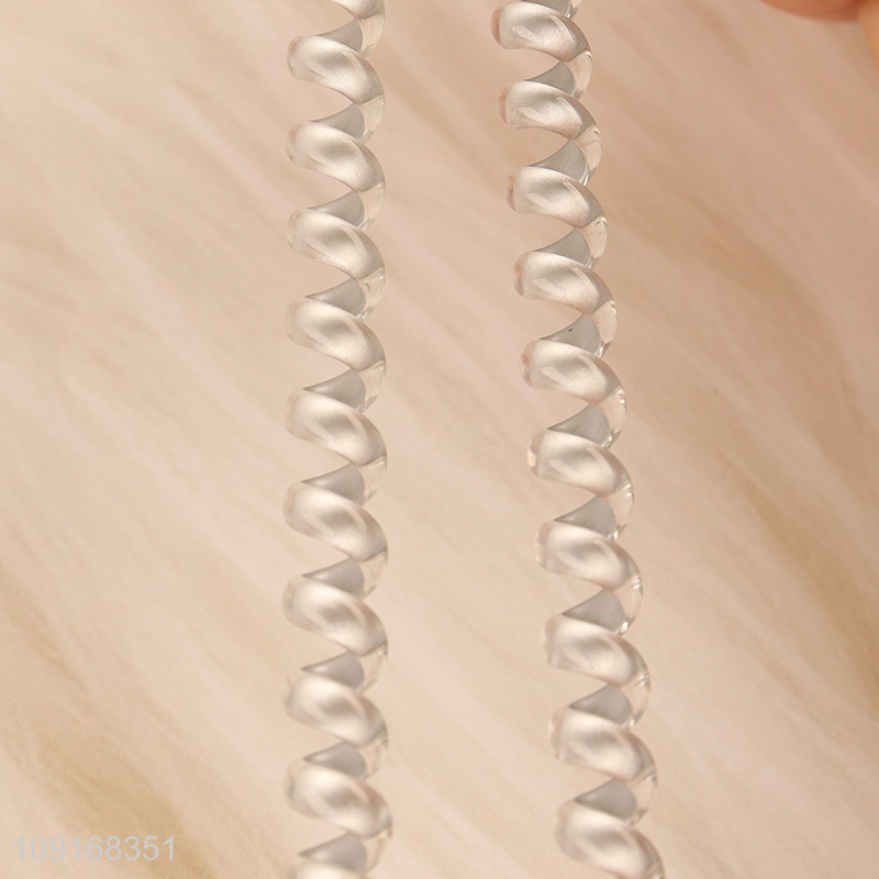 Low price telephone wire hair rope hair band hiar accessories hair decoration