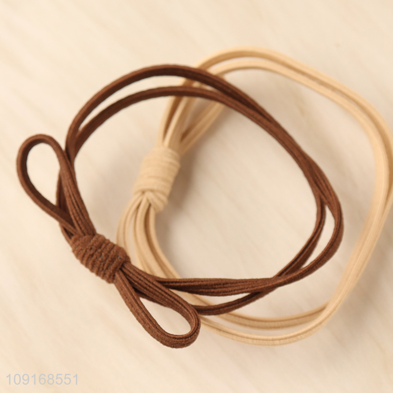 High quality elastic hair rope hair band hiar accessories hair decoration for sale