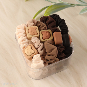 Top products elastic girls hair rope hair band hiar accessories hair decoration