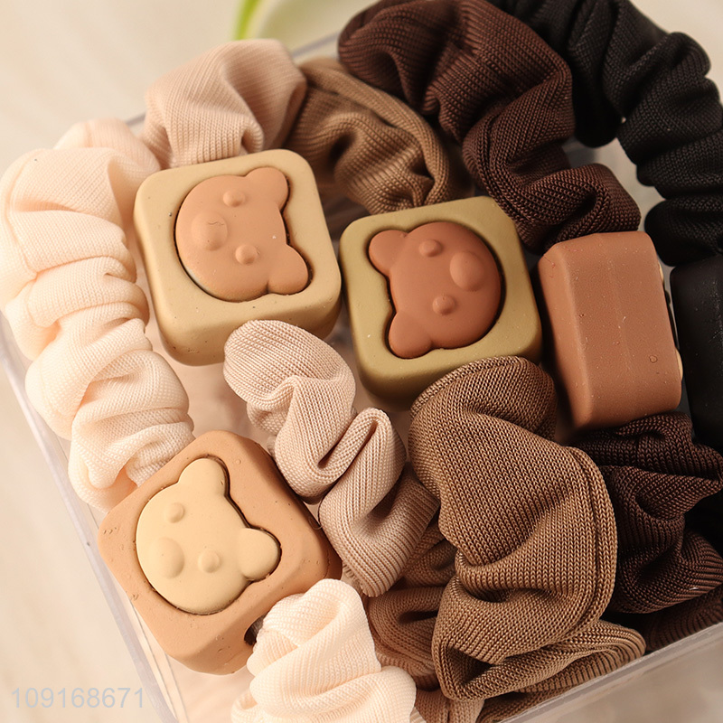 Top products elastic girls hair rope hair band hiar accessories hair decoration