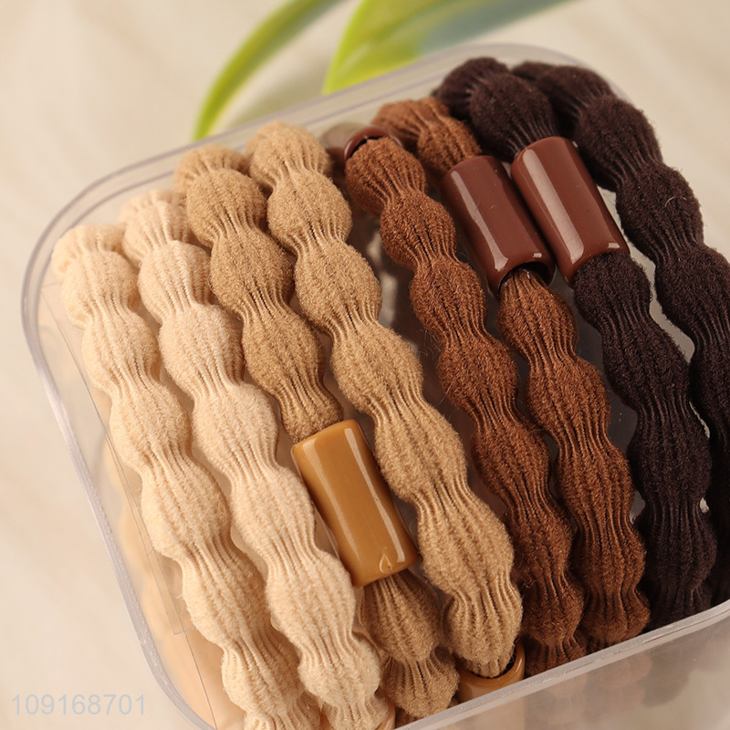 Yiwu market nylon hair rope hair band hiar accessories hair ring for girls