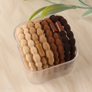 Yiwu market nylon hair rope hair band hiar accessories hair ring for girls