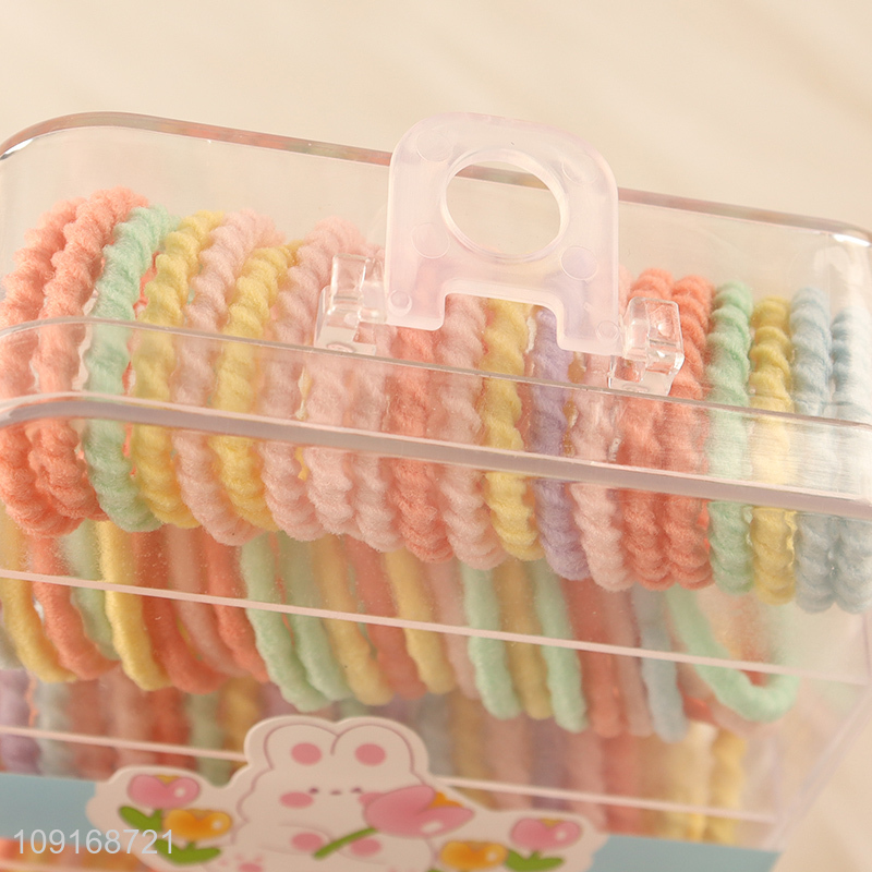 Factory wholesale candy color hair rope hair band hiar accessories hair ring