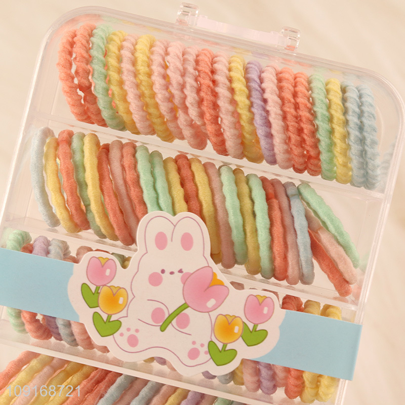 Factory wholesale candy color hair rope hair band hiar accessories hair ring