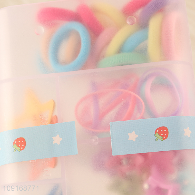 Hot products girls hair rope hair band hiar accessories hair decoration hair clips set