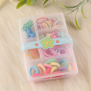 Hot products girls hair rope hair band hiar accessories hair decoration hair clips set