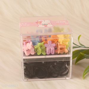 Low price girls hair band hiar accessories hair clips set for girls