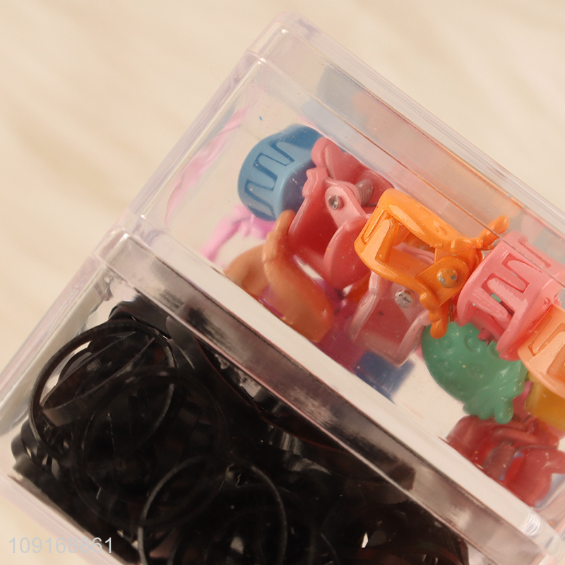 China supplier hair band hiar accessories hair clips set for sale