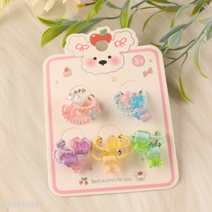 Hot selling resin cartoon hair rope hair band hiar accessories hair ring