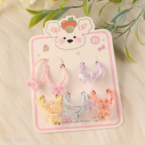 Best selling multicolor nylon hair rope hair band hiar accessories hair ring