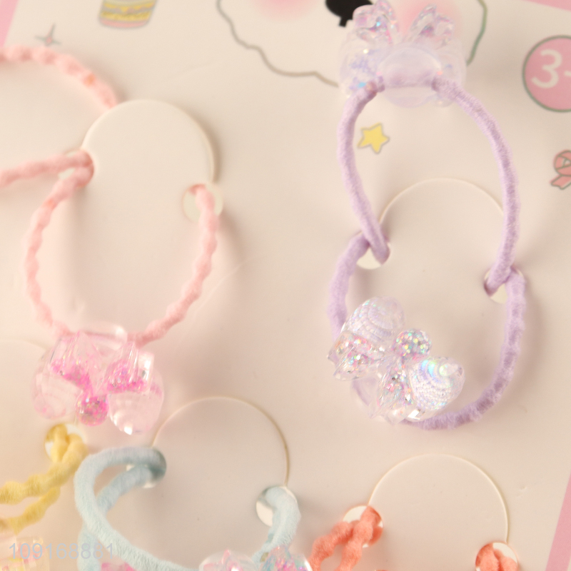 Best selling multicolor nylon hair rope hair band hiar accessories hair ring